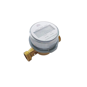 มิเตอร์น้ำอัจฉริยะแบบเจ็ทเดี่ยว DN15 ตัวเรือนทองเหลือง โมดูล LoRaWAN เชื่อมต่อแบบเกลียว IP68 ขนาดกะทัดรัด ไม่มีวาล์ว สำหรับใช้ในบ้าน อ่านค่าระยะไกล OEM - Product Image 2