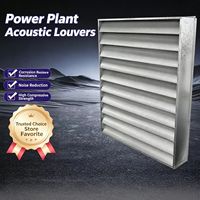 Volets acoustiques en aluminium robustes, résistants aux intempéries, imperméables, insonorisants, pour l'extérieur