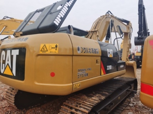 Excavatrices Caterpillar 320 d'occasion à haute efficacité, excavatrices sur chenilles de 20 tonnes d'occasion, accessoire de pince hydraulique CE, marteau hydraulique - Product Image 3