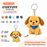 Fabricants de jouets en peluche, conception personnalisée, porte-clés en peluche, jouets en peluche animaux, porte-clés en peluche avec logo personnalisé