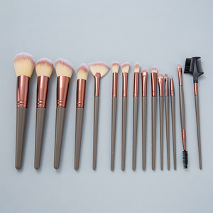 แป้งฝุ่นแบบเต็มชุด ชุดแปรงแต่งหน้า แปรงปัดแก้ม แปรงทาตาและจมูก แปรงขนนุ่ม แปรงรองพื้น อุปกรณ์เสริมความงาม - Product Image 2