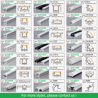 Profilé en aluminium pour plafond en plâtre LED encastré, canal en aluminium pour LED, gouttière en aluminium pour LED, fabricant de Shenzhen