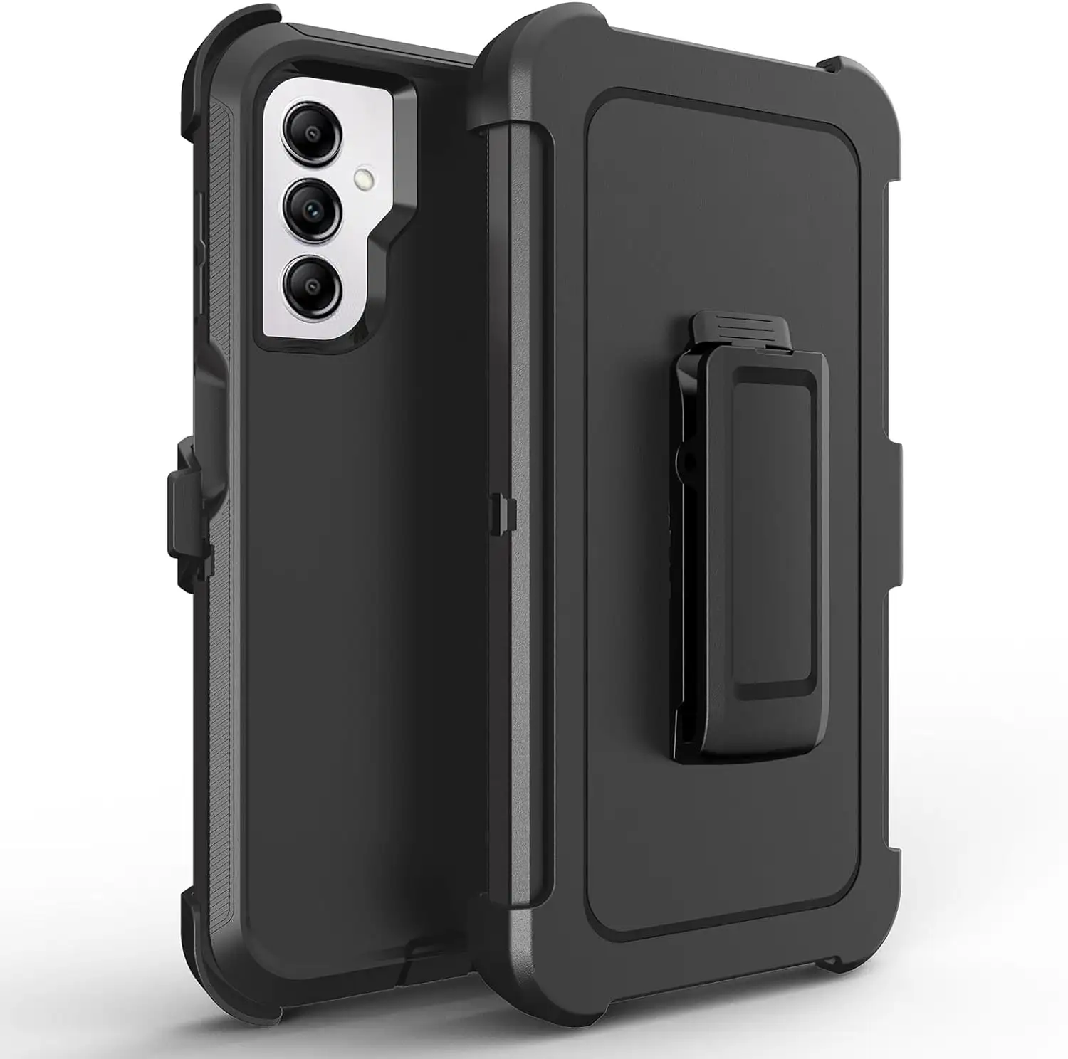 2 Em 1 Robot Defender Phone Case Para Samsung Galaxy A14 24 34 54 Robusto Com Holster Belt Clip Construído Em Tampa De Tela De Plástico