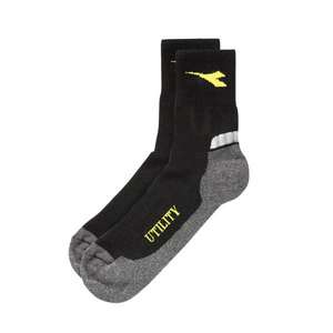 DIADORA UTILITY-703,176922. 8032521262171/S Calcetines de trabajo de verano, algodón 3-pack, negro/gris-ACCESORIOS DE TRABAJO EAN - Product Image 1
