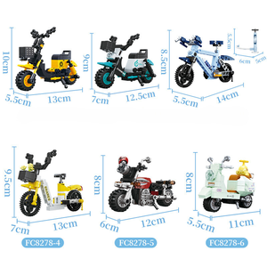 Mini 3D <span class=keywords><strong>Pluzz</strong></span> brique bloc construction véhicule jouet enfant bricolage ordinateur Table ornement décoration éducatif cadeau modèle jouet - Product Image 6