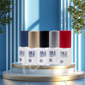 <span class=keywords><strong>Colle</strong></span> pour extensions de <span class=keywords><strong>cils</strong></span> imperméable Sky Glue, étiquette adhésive personnalisée, sans latex, <span class=keywords><strong>colle</strong></span> S+ pour <span class=keywords><strong>faux</strong></span> <span class=keywords><strong>cils</strong></span> - Product Image 1