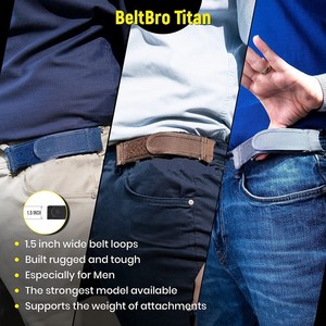 Fácil de usar nenhuma fivela cinto elástico para homens - Product Image 5