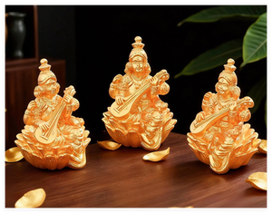 รูปปั้นเรซิ่นพระพุทธรูปพระสงฆ์พระพุทธศาสนา 3 มิติ น่ารัก ขนาดเล็ก สำหรับตกแต่งสวนเซน รูปปั้นพระพุทธเจ้าซาราสวติ สำหรับเทศกาลคริสต์มาส - Product Image 6