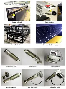 Yüksek kaliteli otomatik besleme sistemi kumaş kesme makineleri 1625 salınan bıçak kesme makinası kumaş kesme