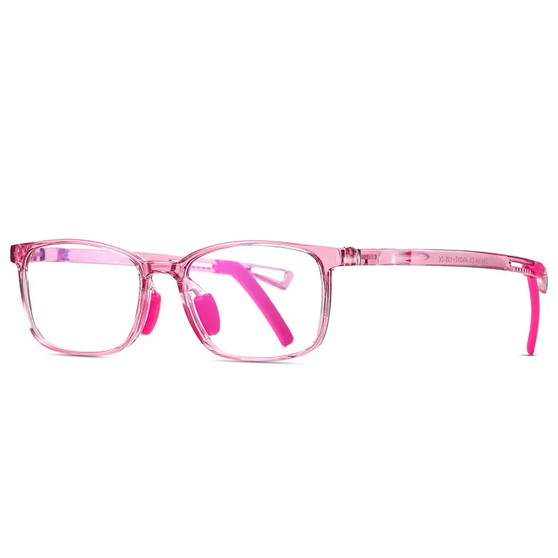 New Kids Anti-Blue Light Glasses adjustable Temple Double Color Frame Boys Girls Optical Sunglasses