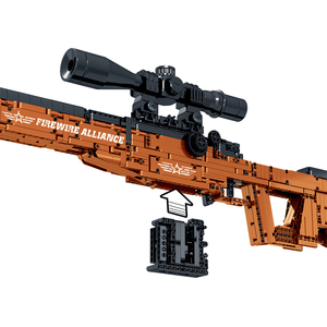 Giocattolo della pistola dei blocchi di costruzione del modello della pistola del fucile militare 1594 PCS <span class=keywords><strong>per</strong></span> i <span class=keywords><strong>bambini</strong></span> - Product Image 2