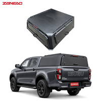 Capot rigide en alliage d'aluminium pour pick-up, avec portes latérales solides et porte arrière vitrée pour Isuzu V-Cross