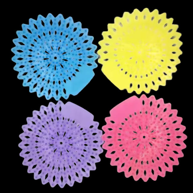Urinal Screens Deodorizer Bullseye Target Center Anti Splash Urinal Mats Air Freshener Urinal Cakes Custom Logo for Toilet