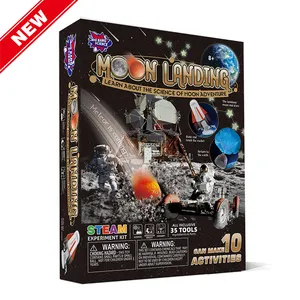 Jouets éducatifs préscolaires écologiques en gros, kit scientifique d'expérimentation lunaire pour enfants de 8 ans et plus, exploration de la lune, ensembles mystérieux - Product Image 2