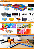 Système de jeu interactif LED IPS Challenge Battle Arcade, jeu interactif unisexe pour les aires de jeux et les parcs