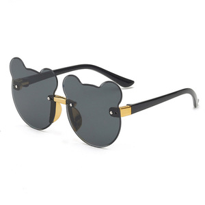 Lunettes de soleil pour enfants lunettes de soleil mode bébé lunettes de soleil yeux femme garçons mignon dessin animé jouets enfants bébé ours lunettes de soleil - Product Image 4