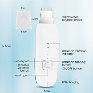 Pulitore viso portatile pelle che stringe il dispositivo di rimozione punti neri Sonic ioni di pelle morta <span class=keywords><strong>Scrubber</strong></span> - Product Image 5