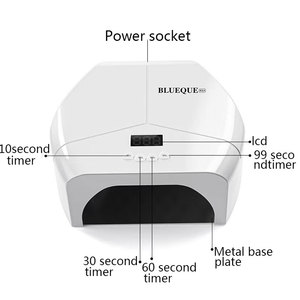 Lampe UV de table haute puissance pour séchage rapide du vernis gel, séchoir de photothérapie de bureau, équipement d'amélioration des ongles - Product Image 5