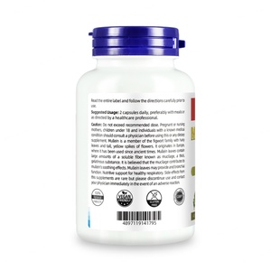 Suplemento de Extracto de Hoja de Gordolobo de Fabricante OEM para Adultos, Apoya la Salud Pulmonar, Mejora la Inmunidad, Cápsulas Herbales de Hoja de Gordolobo - Product Image 5