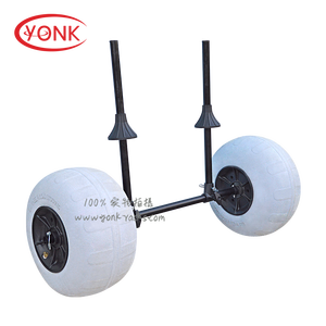 YONK Balloon Wheel <strong>Trolley</strong> <strong>Collapsible</strong> Foldable Sit-on-top Kayak Canoe Inflatable Beach Sand Wheel Cart <strong>Trolley</strong> - Product Image 3