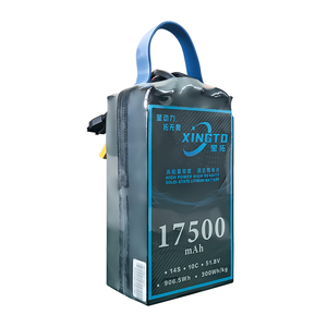 Promoção de fábrica 14S 17500mAh 51.8V 10C BMS Inteligente Li Polymer <span class=keywords><strong>Battery</strong></span> <span class=keywords><strong>Pack</strong></span> para Drone UAV Agrícola - Product Image 1