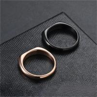 Bague vierge en acier inoxydable 316 plaqué or 18 carats pour gravure laser personnalisée, bijoux DIY, bague signet, vente en gros