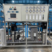 Système complet d'eau ultra pure RO EDI avec purification en deux étapes pour la production d'eau de haute pureté