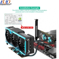 Carte d'extension adaptateur PCIe X16 PCI-E 5.0 16X vers 2 * MCIO (SFF-1016) 8i neuve d'usine