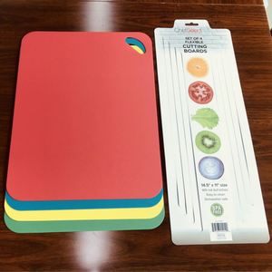 Ensemble personnalisé de 4 planches à découper antidérapantes en plastique sans BPA pour la cuisine domestique, en matériau PP, pour fromage et fruits - Product Image 4