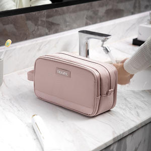 Bolsa de Aseo Rectangular Beilian, Bolsa de Viaje Portátil con Diseño de Separación para Artículos Secos y Húmedos - Product Image 2