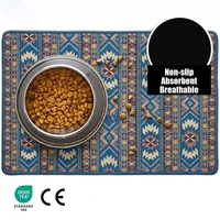 Tapis Yingman antidérapant lavable pour chien et chat, tapis de sol pour salle de bain, logo personnalisé, OEM, vente en gros, usine
