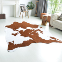 3D Tierform Mikro faser Teppich Flauschiger Teppich für Wohnzimmer Nachttisch Sofa Fußmatten mit abstraktem Muster