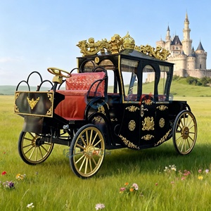 Electric Royal Carriage Princess Wedding Carriage Royal Style Four-wheeled Royal Carriage Is on Sale - Product Image 1