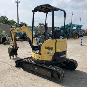 Mini-excavatrice sur chenilles d'occasion 2,5 tonnes, moteur diesel Yanmar, certifiée CE, boîte de vitesses, origine Japon, livraison gratuite - Product Image 4