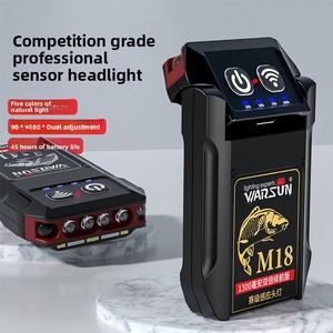 פנס ראש אינדוקטיבי WARSUN M18, אור חזק, סיבולת ארוכה, פנס דיג לראש, לד בהיר במיוחד, פנס עם תושבת לכובע - Product Image 2