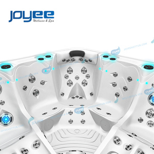 JOYEE Jacuzzis Thermique Bonne Qualité CE Balboa Bain à Remous Fibre de Verre Usine Hottub Out Door Balboa Relaxant Whirlpool avec Ozone - Product Image 5