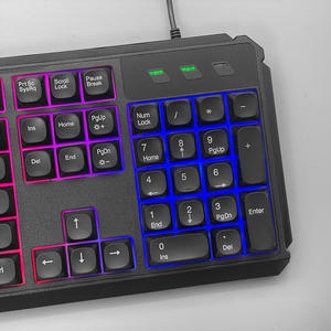 Le nouveau clavier de jeu rétro-éclairé par LED filaire USB de haute qualité convient aux ordinateurs portables et aux ordinateurs de bureau. - Product Image 2