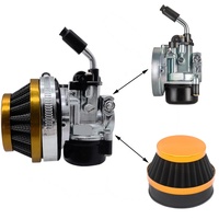 Vergaser de course avec filtre pour 49cc 50cc 66cc 80cc moteur 2 temps vélo motorisé vélo scooter cyclomoteur Dirt Bike carburateur