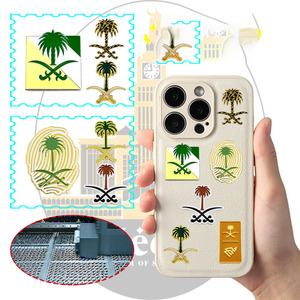 Phim Hoạt Hình Sáng Tạo Nhà Máy Điện Thoại Di Động Huy Hiệu Dán Thời Trang Đầy Màu Sắc Tùy Chỉnh Điện Thoại Kim Loại Pin Dán - Product Image 4