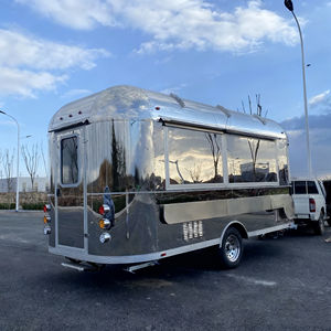 Carrito de Helados de Acero Inoxidable de Alta Gama, Remolque para Venta de Gelato, Sorbete, Hot Dogs y Comida Rápida con 2 Años de Garantía - Product Image 1