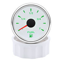 Vente flash : Jauge de niveau d'huile 85 mm, cadran noir, 0-190 ohms, 12 V/24 V