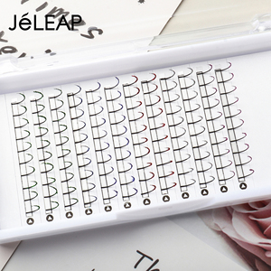 Bán Hàng Trực Tiếp Tùy Chỉnh Long Lanh Màu Sắc Tôi Loại Cổ Tích Lụa Phân Khúc Tự Làm Lash Phần Mở Rộng Cá nhân Lash Gai Cho Wispy Khối Lượng - Product Image 5