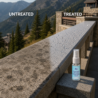 Essence liquide nano-microcristalline de qualité industrielle, anti-taches pour pierre, formule modifiée invisible et transparente