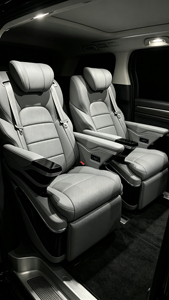 1. Asiento de Capitán para MPV, Asiento de Coche Modificado, Reclinable Eléctrico, con Masaje, Reposapiés de Cuero para Vito V-Class Alphard - Product Image 6