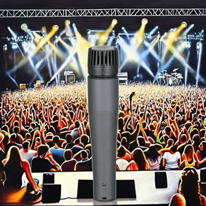 Professionnel DJ karaoké <span class=keywords><strong>SM57</strong></span> filaire légendaire cardioïde Studio tambour micro omnidirectionnel Lavalier micro portable - Product Image 3