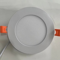 Plafonniers encastrés carrés et ronds ETL de 4 pouces, 6 emplacements, 9W, 12W, 18W, 15W, panneau LED dimmable pour la maison et le bureau