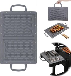 Novedades: Tapete para Parrilla, Impermeable, Resistente al Fuego y al Aceite, Antiadherente, de Silicona para Asar - Product Image 1