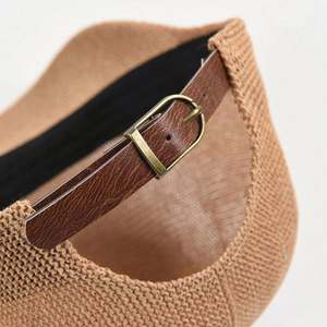 Chapeaux de soleil et casquettes de baseball en paille tressée respirante pour femmes, style décontracté, printemps-été, pour activités de plein air, vente en gros - Product Image 3