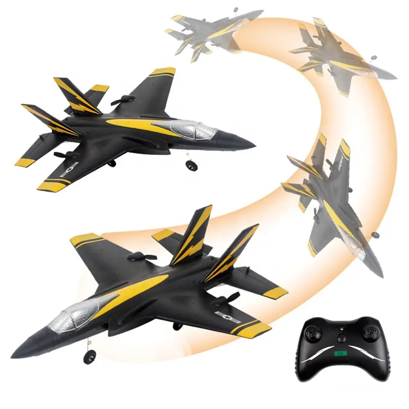 FX835 EPP Rc Airplane Jet F35 2.4G 2CH Foam Rc Push Back Flying Glider Model Fighter Plane Toy