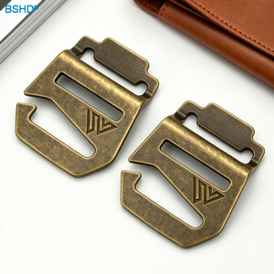 Fibbia a G in Lega di Zinco Bronzo Anticato Personalizzata OEM, Chiusura a G in Metallo per Cinghie di Costumi da Bagno, Borse e Tracolle - Product Image 1